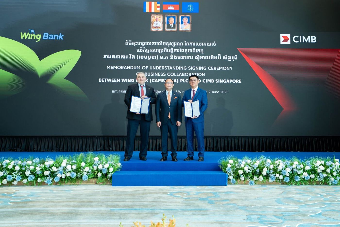 CIMB Singapore and Wing Bank Forge Strategic Partnership to Boost Cross-Border Financial Services Between Singapore and Cambodia